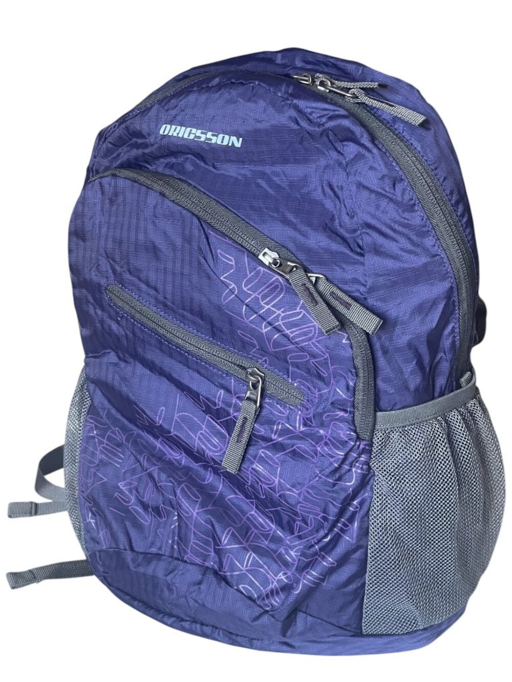 Oricsson Purple Foldable Travel Backpack Medium-size Lightweight Hiking Camping